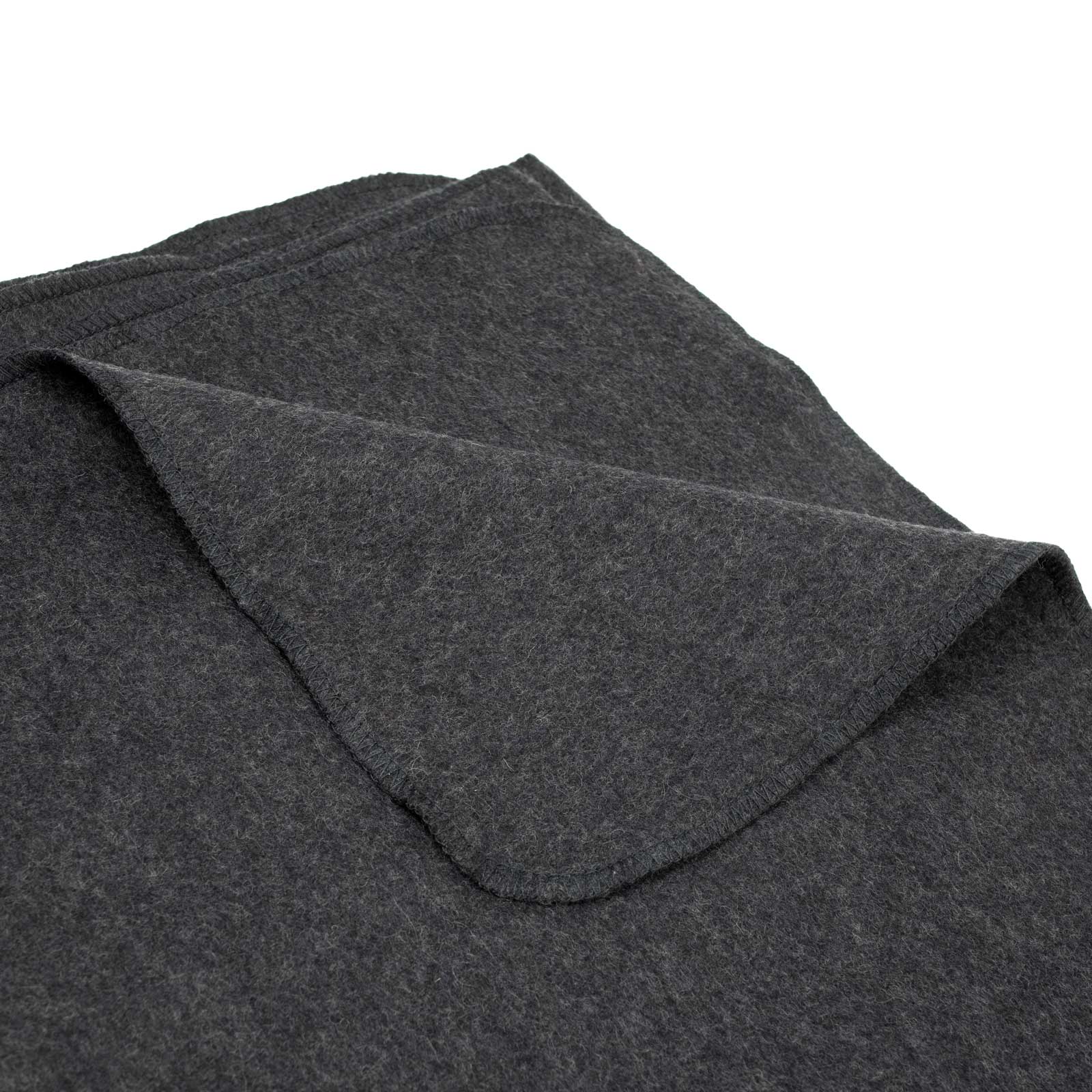 Dark grey wool blanket store